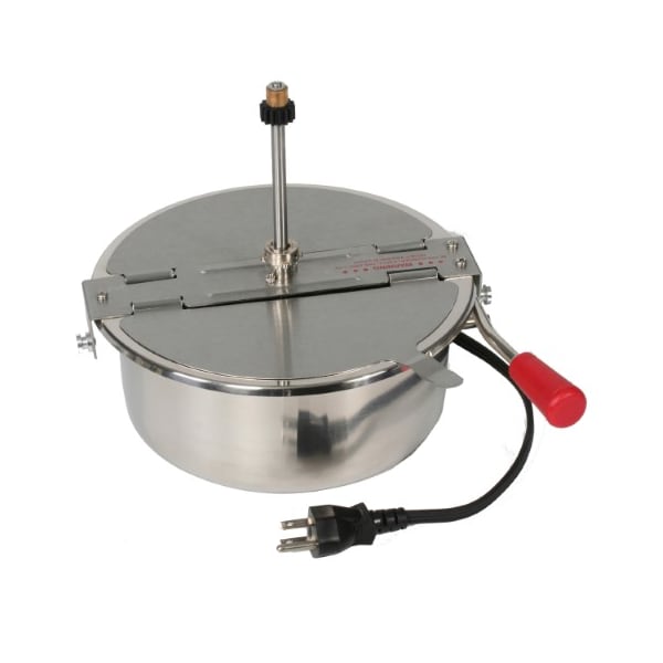 Great Northern Popcorn Great Northern Popcorn 8-ounce Replacement Kettle-Part for 8-Oz Machines with Lid and Stirrer 327144QLD - main